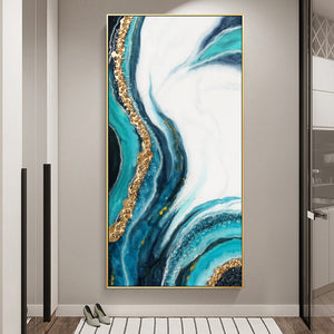 Glittering Resin Wall Art Painting