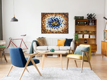 Load image into Gallery viewer, Geode Wood Mosaic Wall Decor
