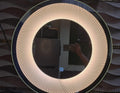 Beautiful Round Mirror with Touch Sensor