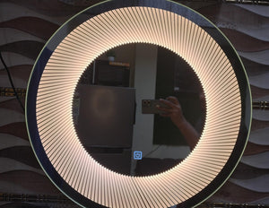 Beautiful Round Mirror with Touch Sensor
