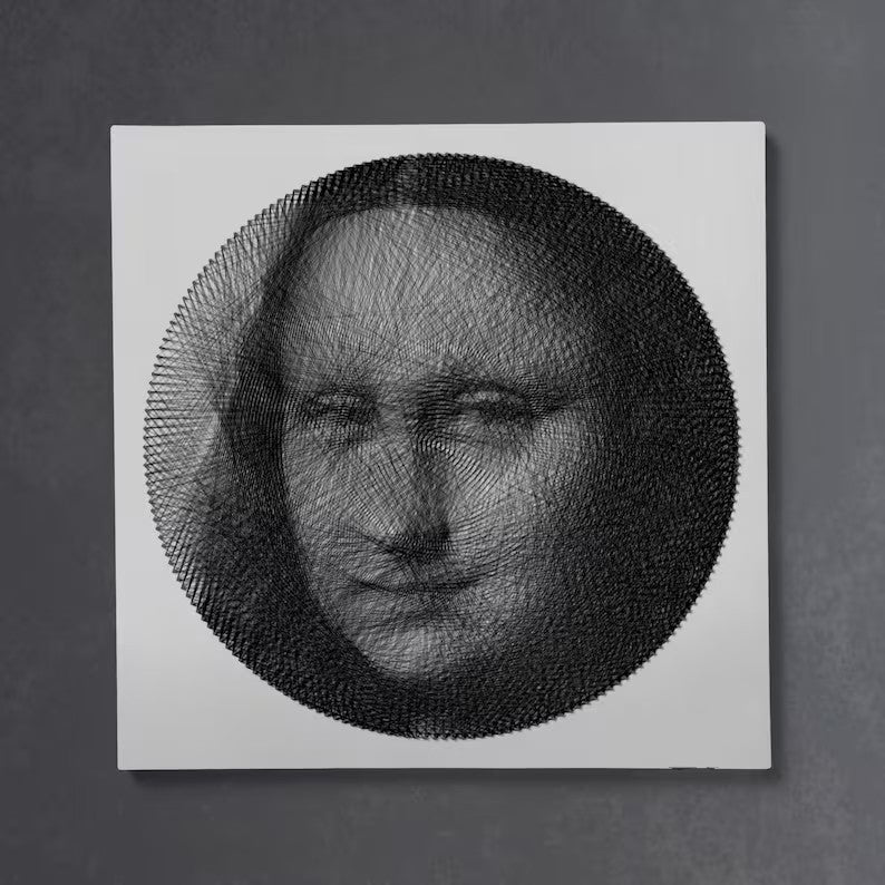 Monalisa Portrait String Wall Art