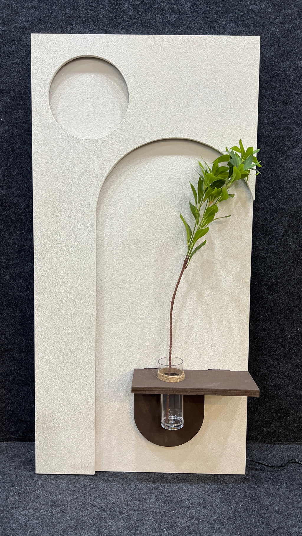 Contemporary Wall Decor with Remote LED Lights