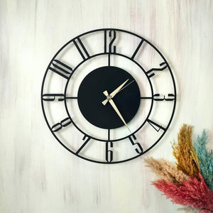 Metal Latin Wall Clock