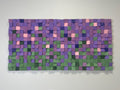 Lavender field Wood Mosaic Wall Decor