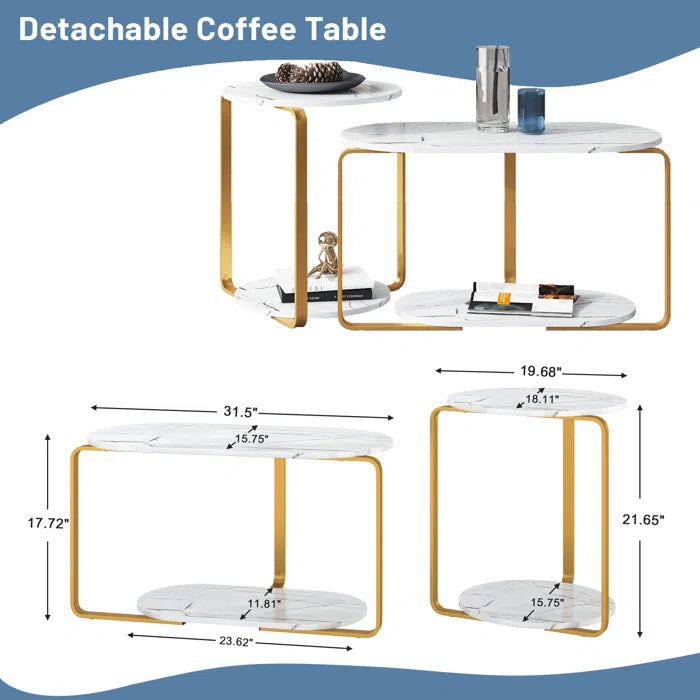 Leavelle Nesting Coffee Table