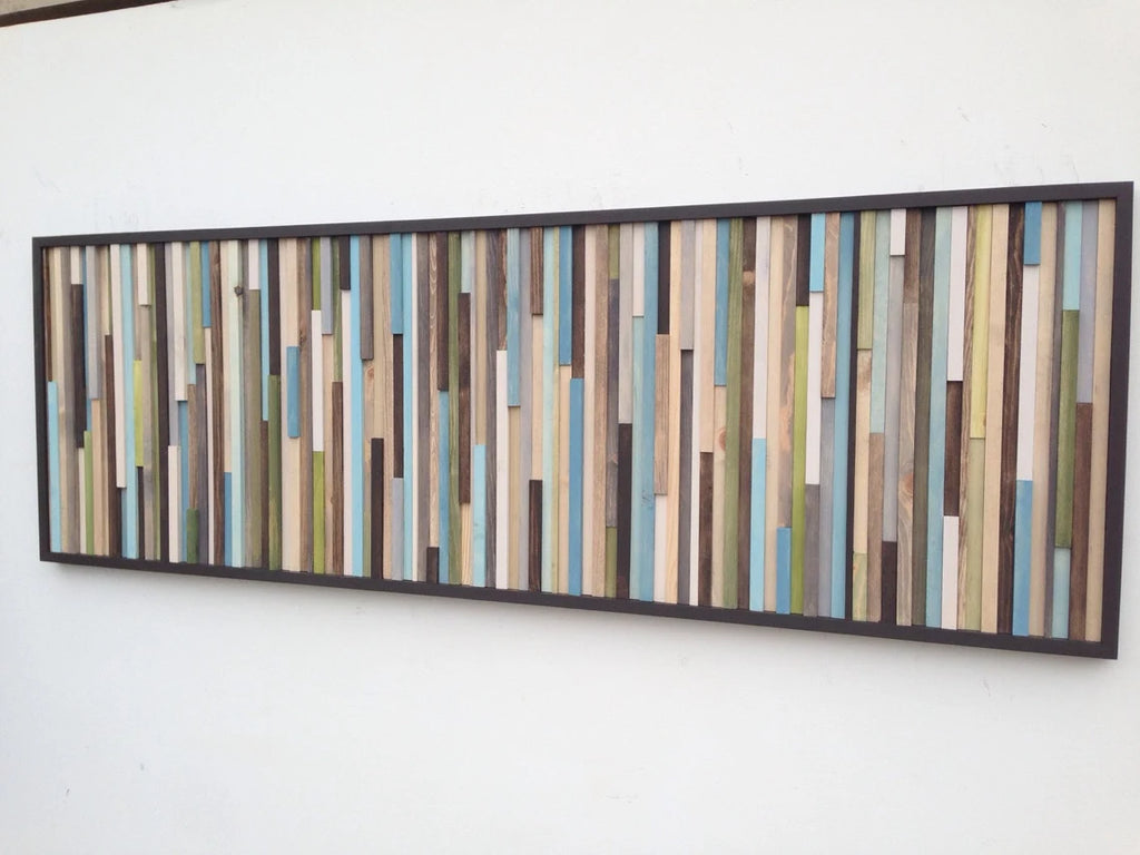 Lost In The Stars Wall Art Plank Wood Mosaic Wall Decor