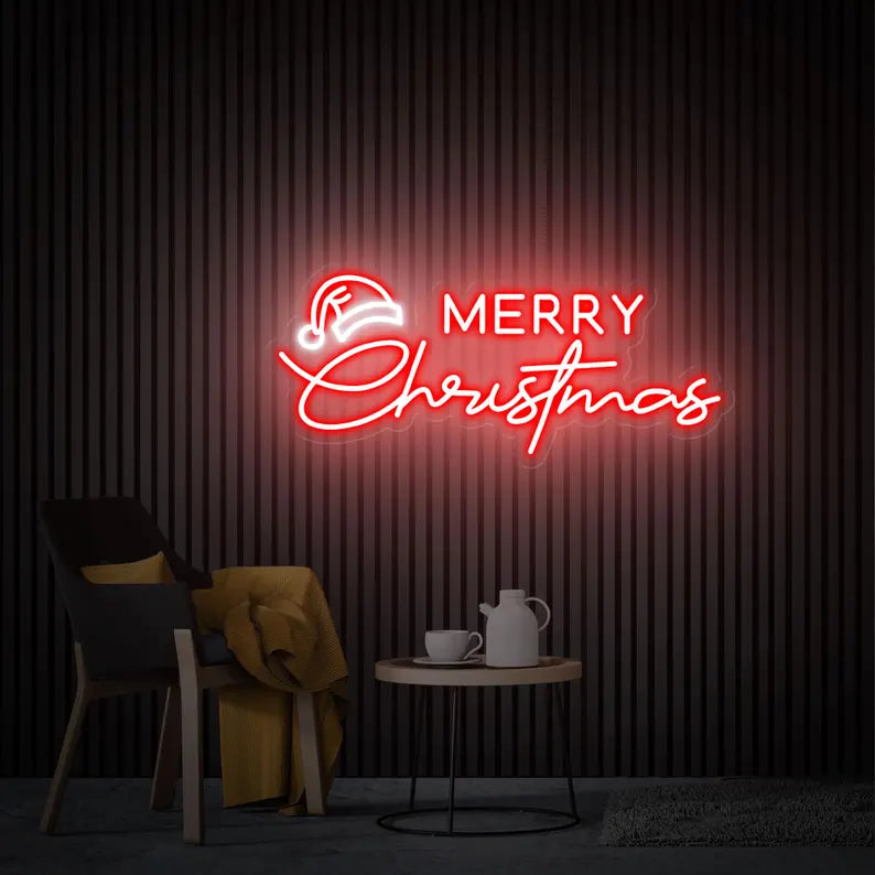 Merry Christmas Neon Sign