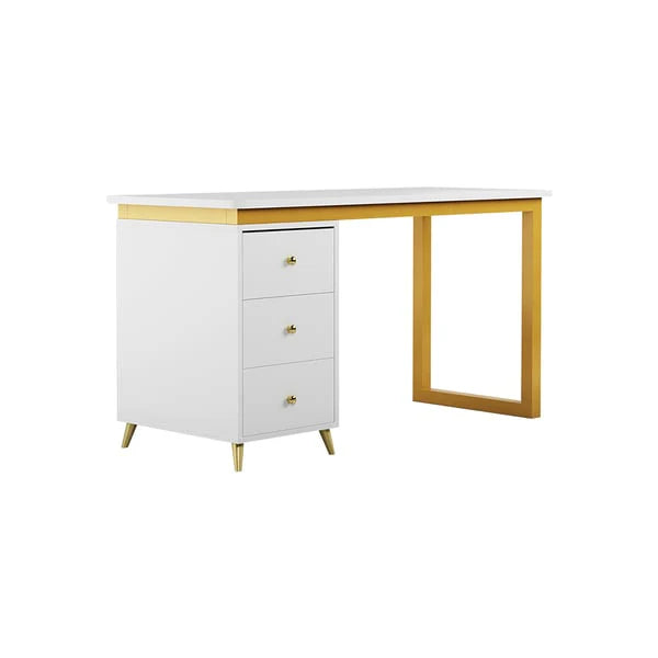 Modern Maple Storage Office Desk Table