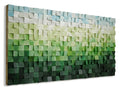 Peaceful Meadow Wood Mosaic Wall Decor