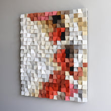 Load image into Gallery viewer, Reflection Wood Mosaic Wall Decor
