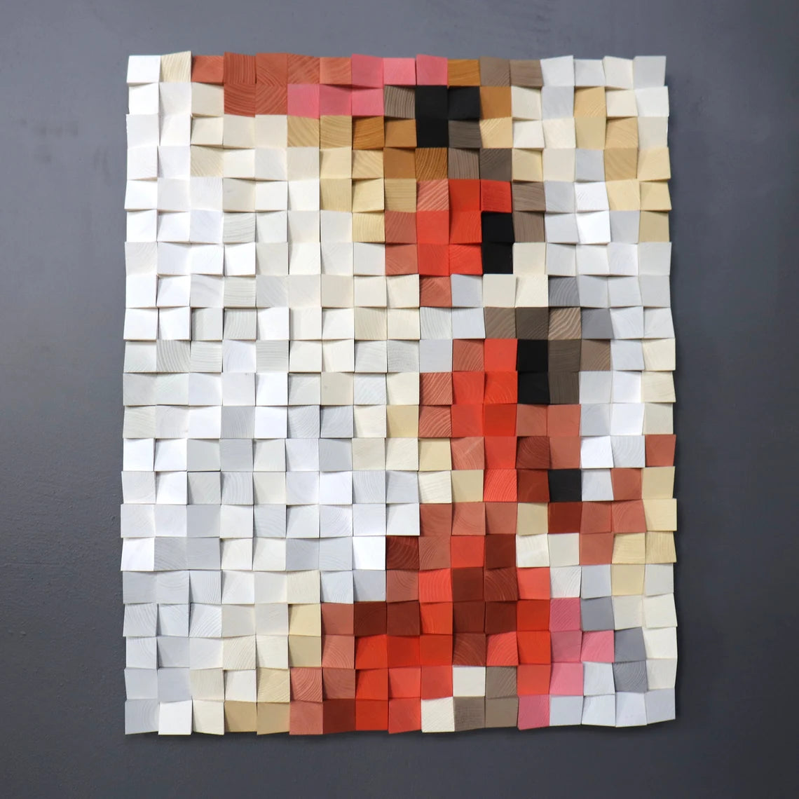 Reflection Wood Mosaic Wall Decor