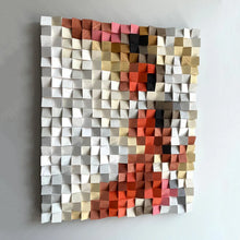 Load image into Gallery viewer, Reflection Wood Mosaic Wall Decor
