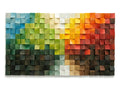 Seasonal Harmony Wood Mosaic Wall Decor