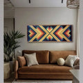 Subika Geometric Wood Mosaic Boho Art