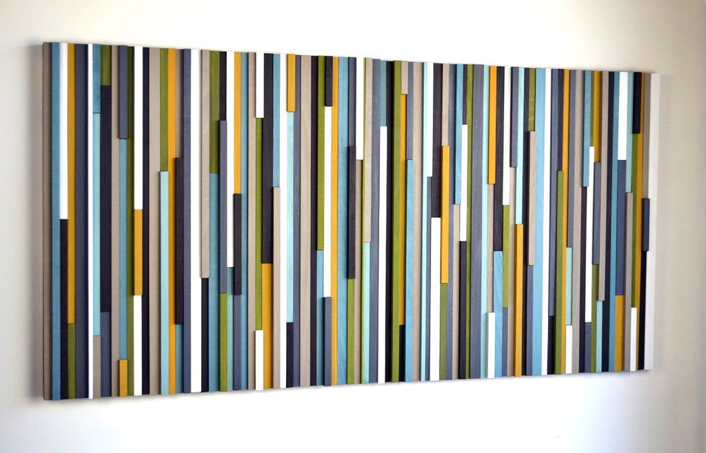 Touch Of Eternity Plank Wood Mosaic Wall Decor