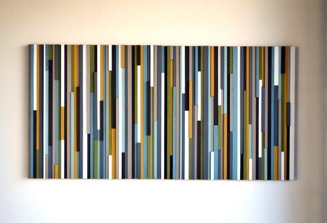 Touch Of Eternity  Wood Mosaic Wall Decor