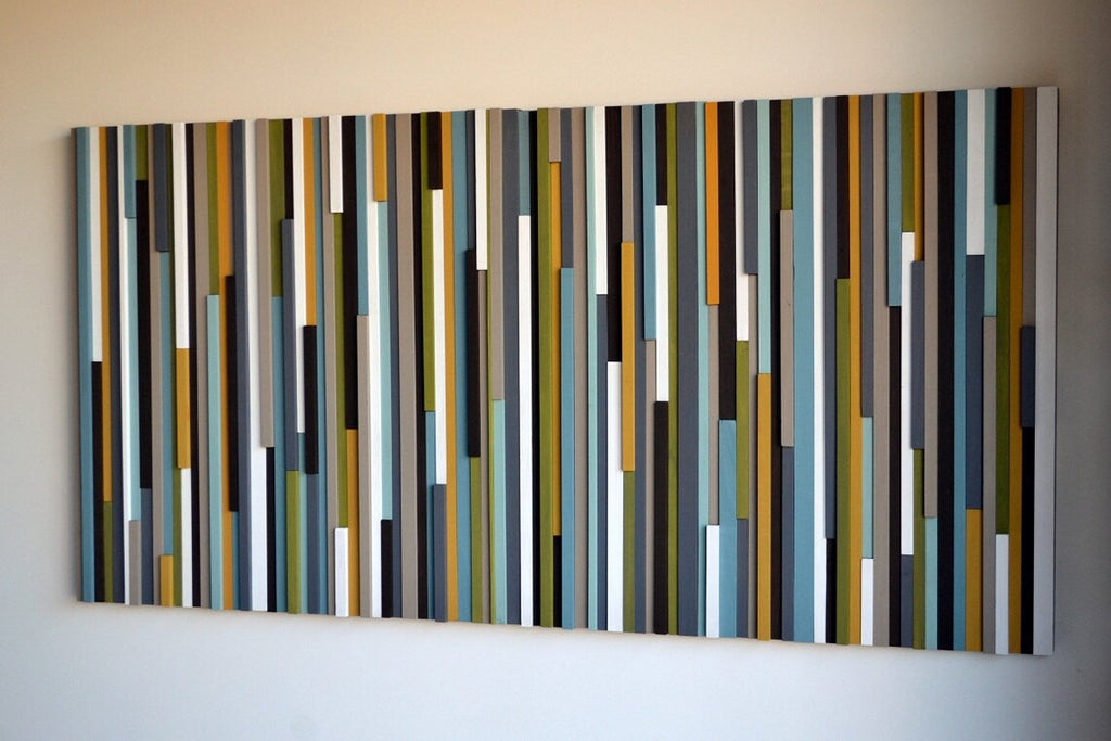 Touch Of Eternity Plank Wood Mosaic Wall Decor