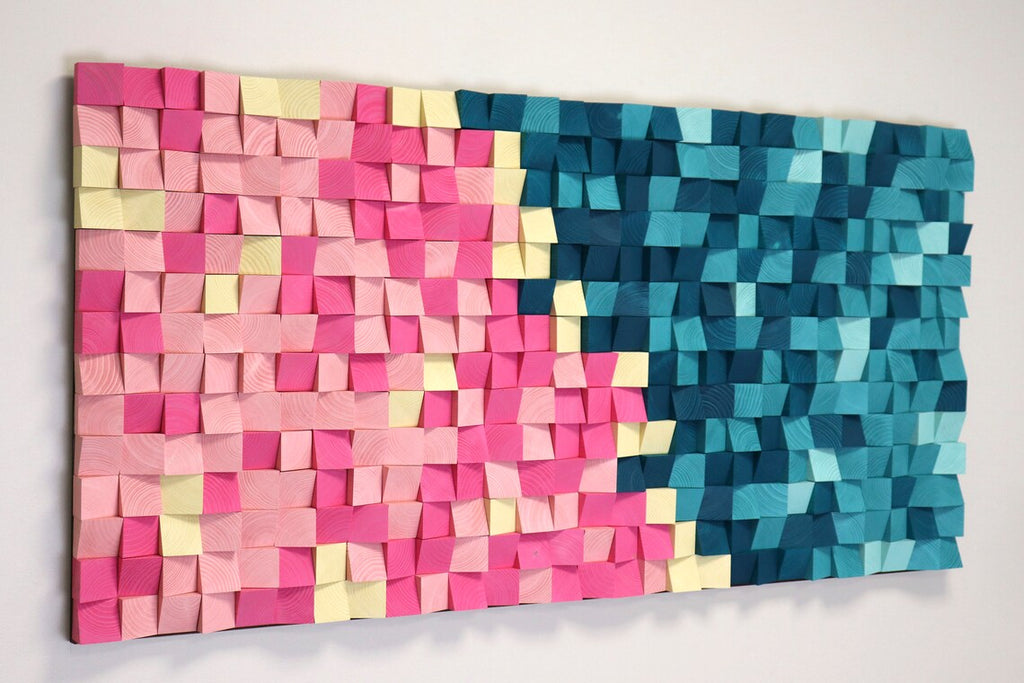 Water Lilies Mosaic Wall Decor