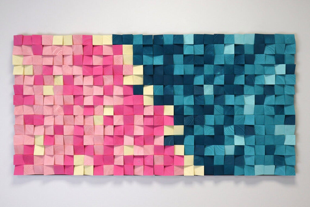Water Lilies Mosaic Wall Decor