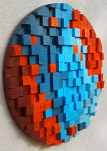 Load image into Gallery viewer, Welcome To Mars Wood Wall Art Wood Mosaic Wall Decor
