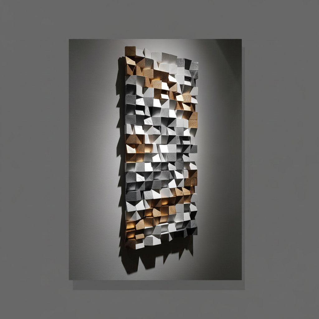 Silk Route Wood Mosaic Wall Decor