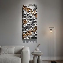 Load image into Gallery viewer, Silk Route Wood Mosaic Wall Decor
