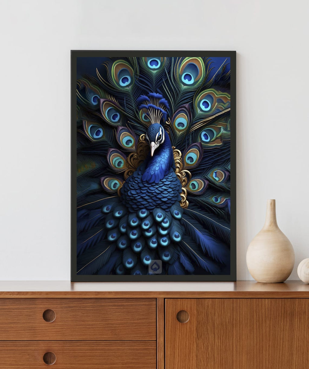 Peacock Acrylic LED Light Wall Art