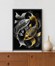Load image into Gallery viewer, Circle of Fish Acrylic LED Light Wall Art
