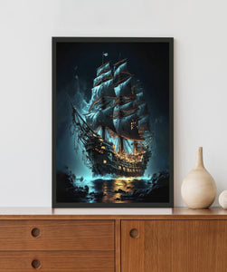 Viking Acrylic LED Light Wall Art