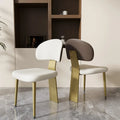 White Upholstered Dining Chair