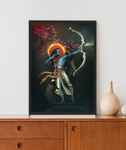 Load image into Gallery viewer, Adipurush Ram Acrylic LED Light Wall Art

