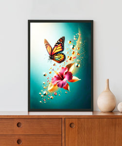 Butterfly Acrylic LED Light Wall Art