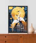 White Swan Acrylic LED Light Wall Art