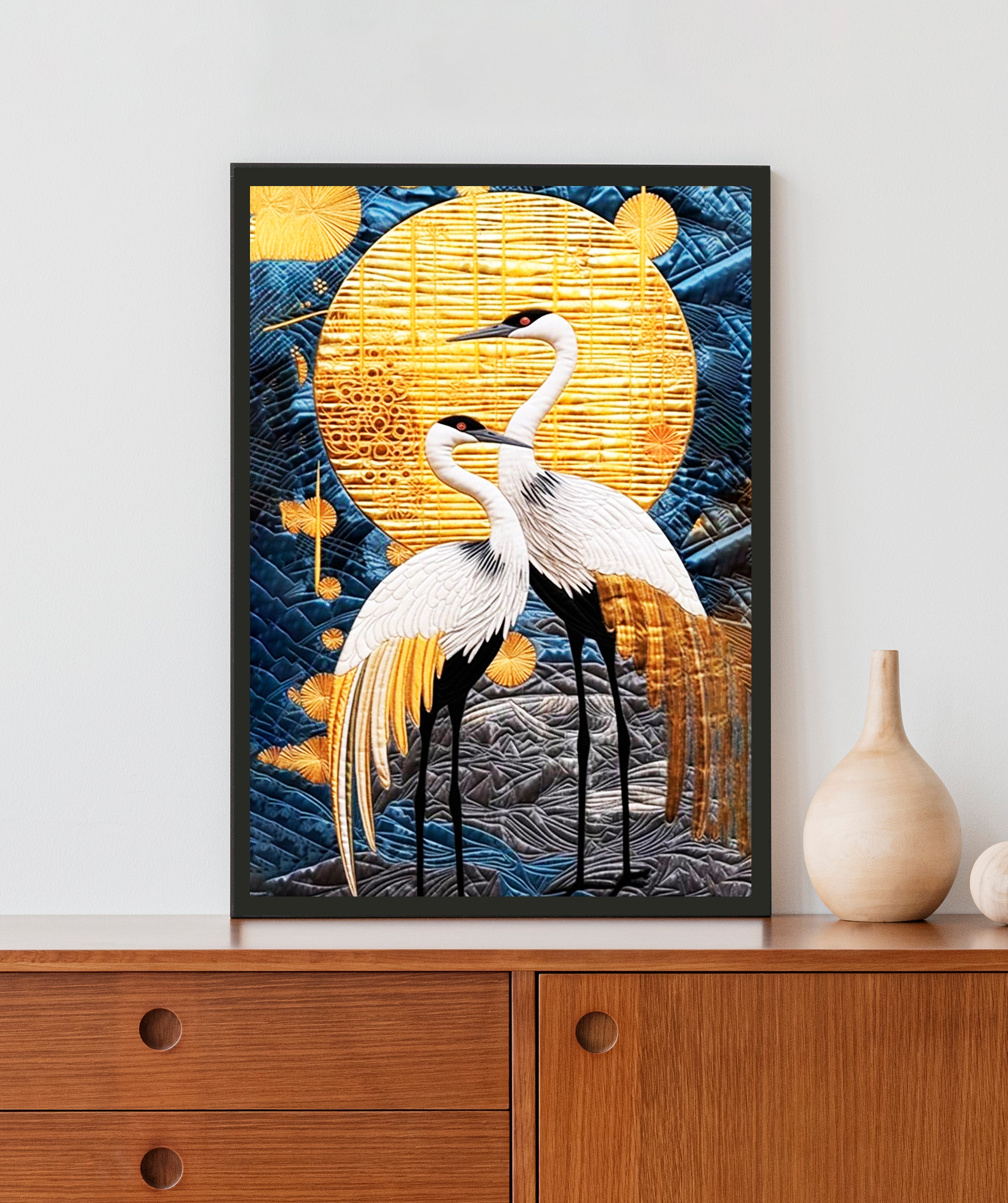 White Swan Acrylic LED Light Wall Art