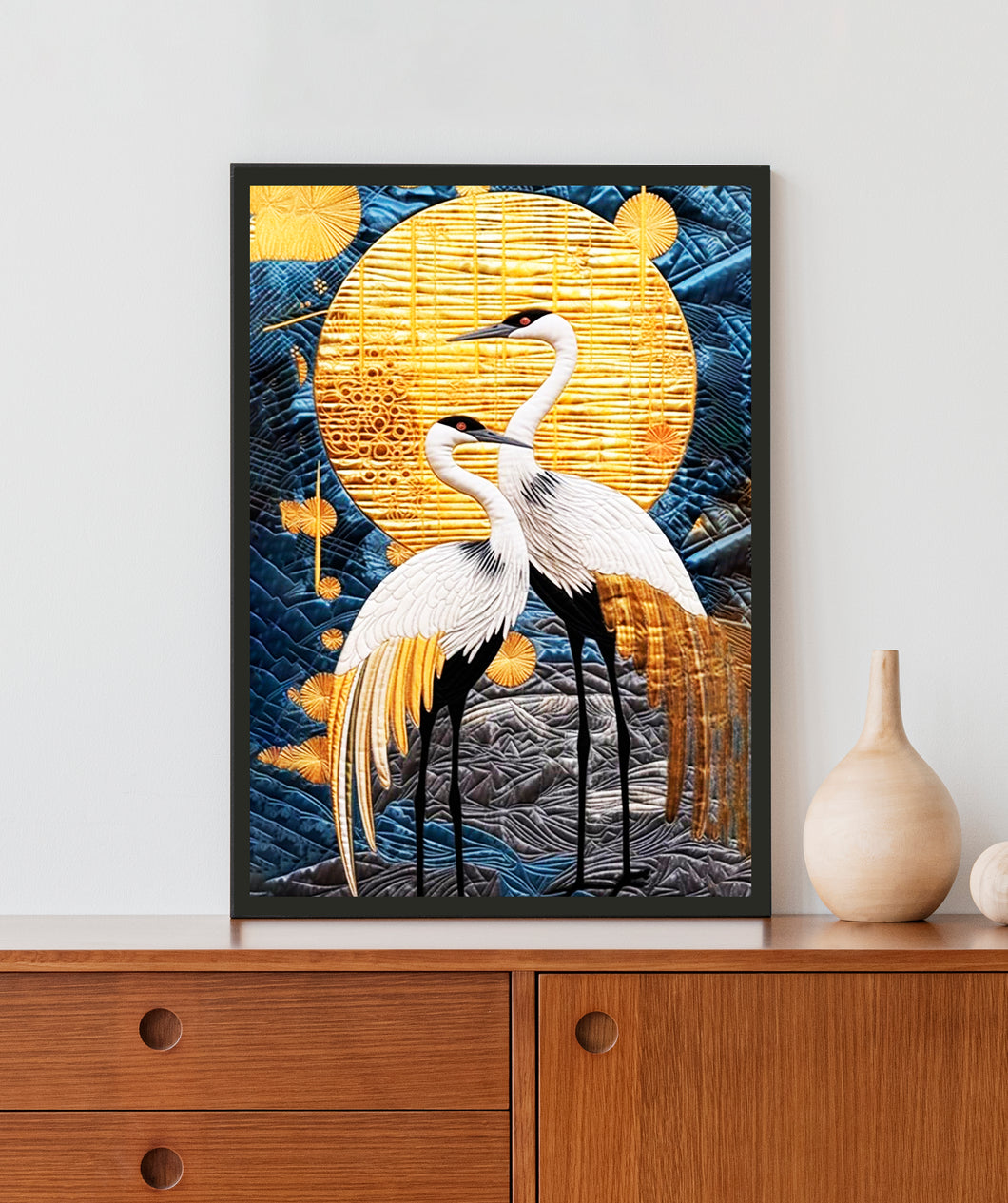 White Swan Acrylic LED Light Wall Art