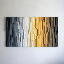 Load image into Gallery viewer, Sacred City Plank Wood Mosaic Wall Decor
