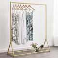 Gorgeous Gold piped Modern Entryway Clothing Rack