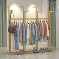 Heavy Duty Metal Clothes Rack With 8 Straight Arms Modern Entryway Clothing Rack