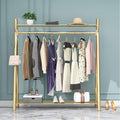 Amazing Golden Modern Entryway Clothing Rack