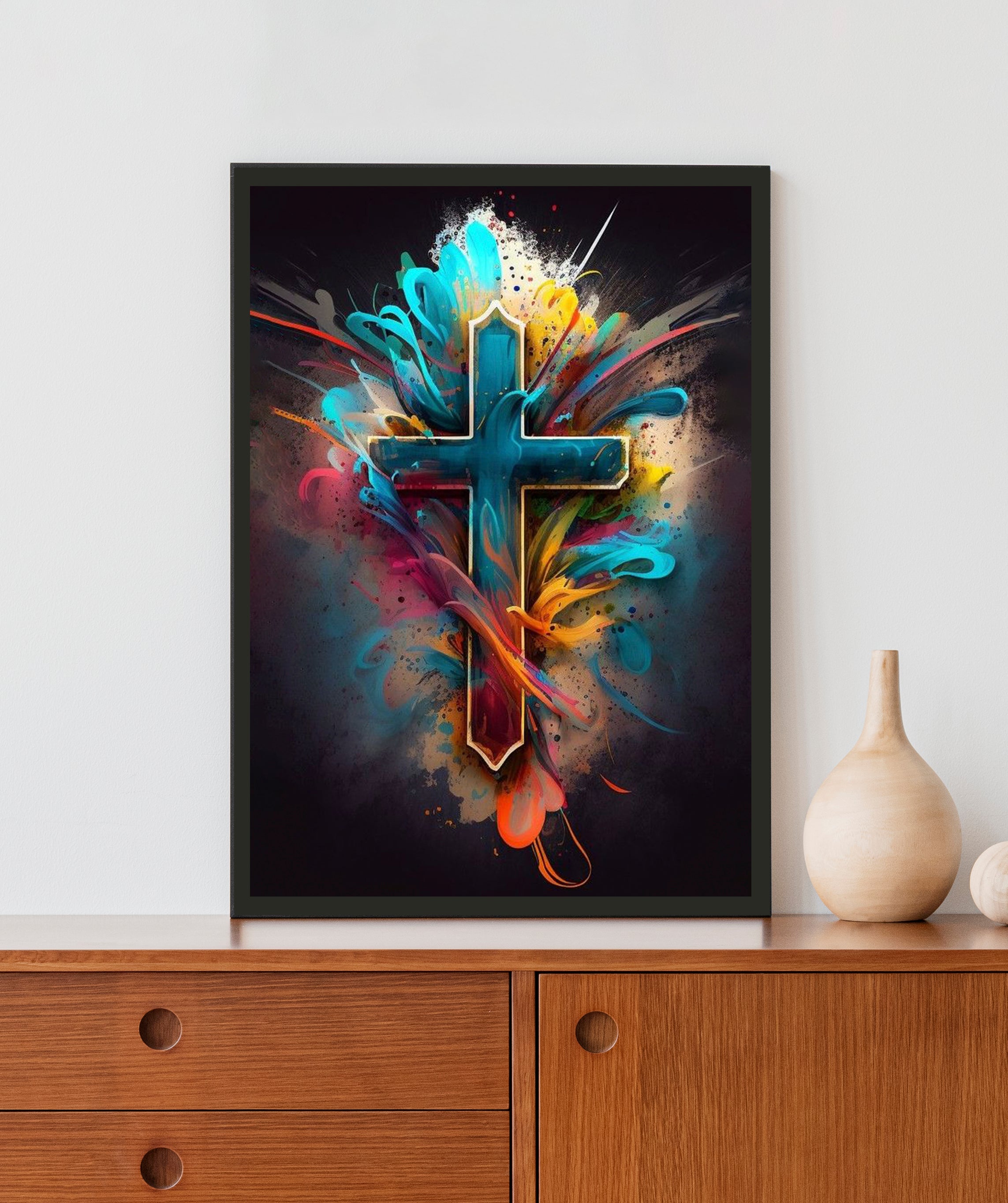 Jesus In My Heart Acrylic LED Light Wall Art