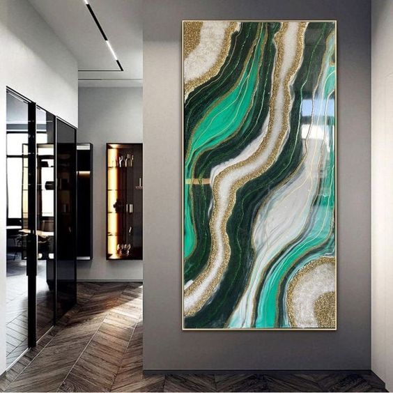 Tornedo Abstract Resin Wall Art Painting