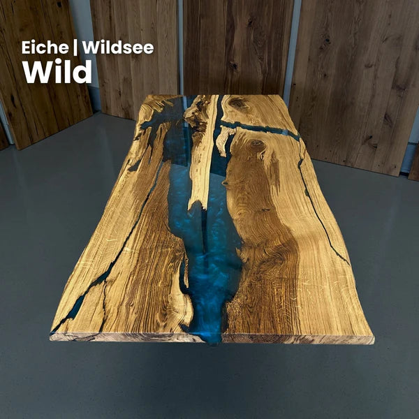 Wild Rive Epoxy Resin Dining Table