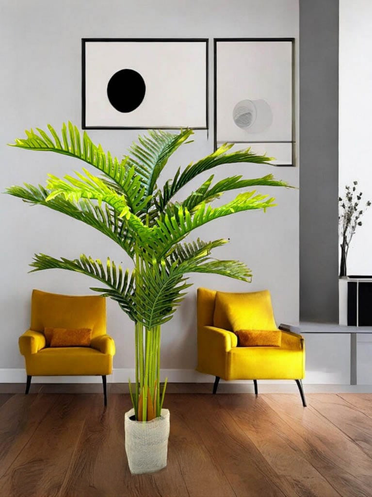 Artificial Fan Palm Plant