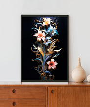 Load image into Gallery viewer, Classic Flowers Acrylic LED Light Wall Art
