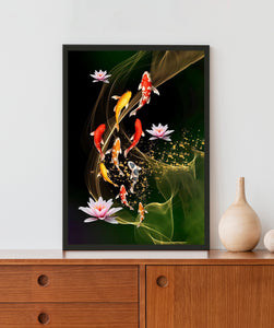 Under Water Acrylic LED Light Wall Art