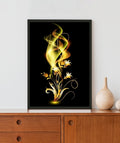 Piece Lily Acrylic LED Light Wall Art