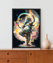 Load image into Gallery viewer, Dancing Ganeha Acrylic LED Light Wall Art
