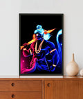 Jai Hanuman Acrylic LED Light Wall Art