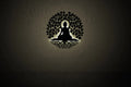 Metal LED Buddha Wall Hanging