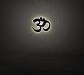 Metal LED OM Symbol Wall Hanging